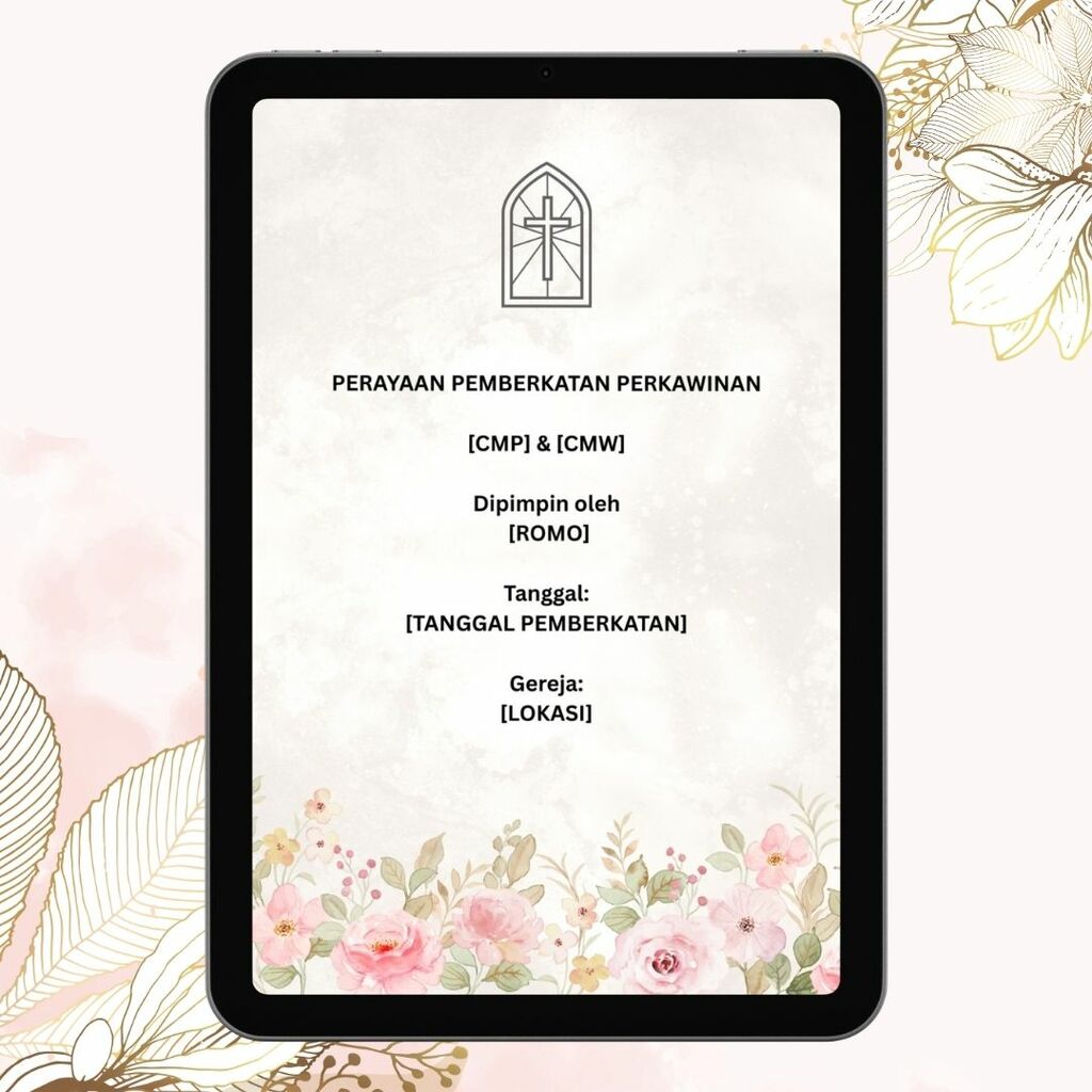 Liturgi Pernikahan Katolik bisa diedit